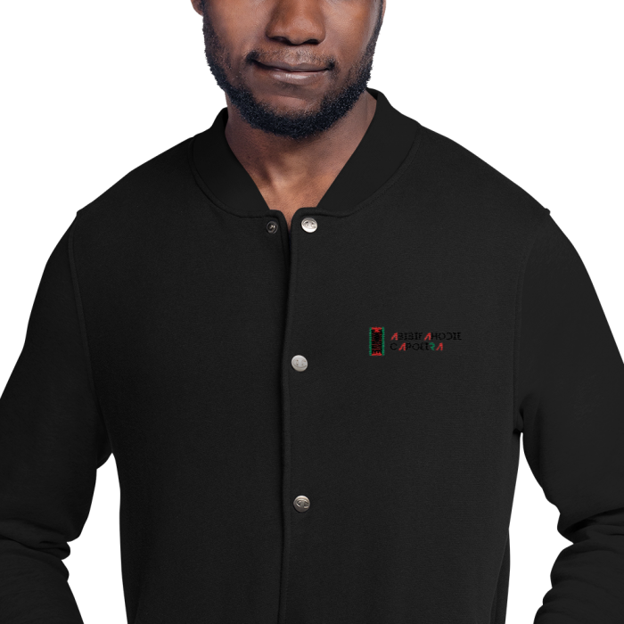 Embroidered Abibifahodie Capoeira Bomber Jacket - Image 4