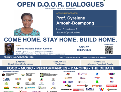 2 days to go — Prof. Cyrelene Amoah-Boampong | Open D.O.O.R. Dialogues