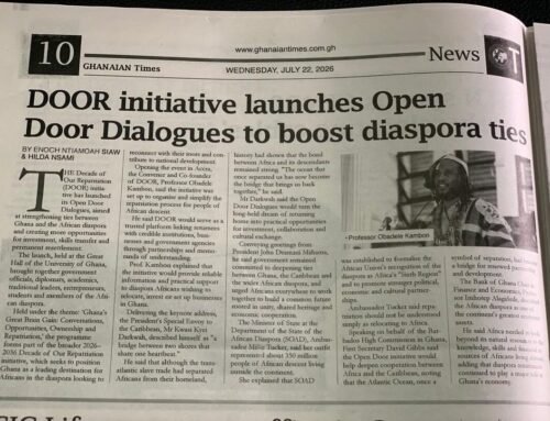 3 days left — Open D.O.O.R. Dialogues in the Ghanaian Times