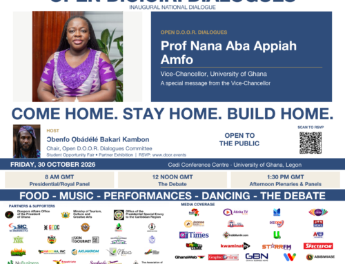 2 days left — Open D.O.O.R. Dialogues with Prof. Nana Aba Appiah Amfo