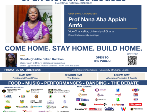 6 days left — Open D.O.O.R. Dialogues with Prof. Nana Aba Appiah Amfo