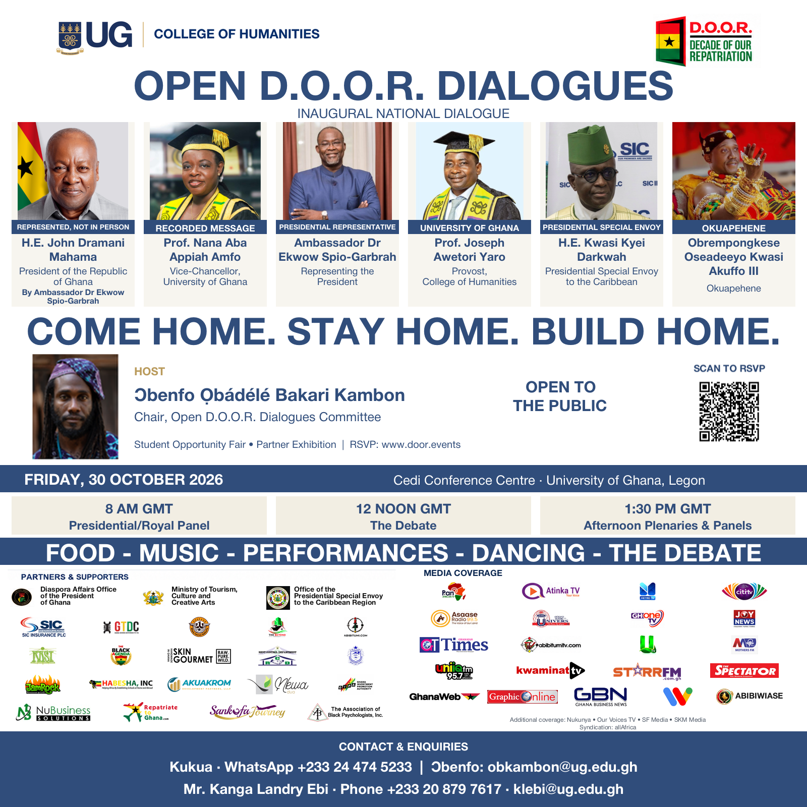 8 days left — Open D.O.O.R. Dialogues: Come Home. Stay Home. Build Home.