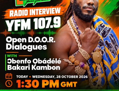 2 days to go — YFM 107.9 interview today at 1:30 PM GMT | Open D.O.O.R. Dialogues